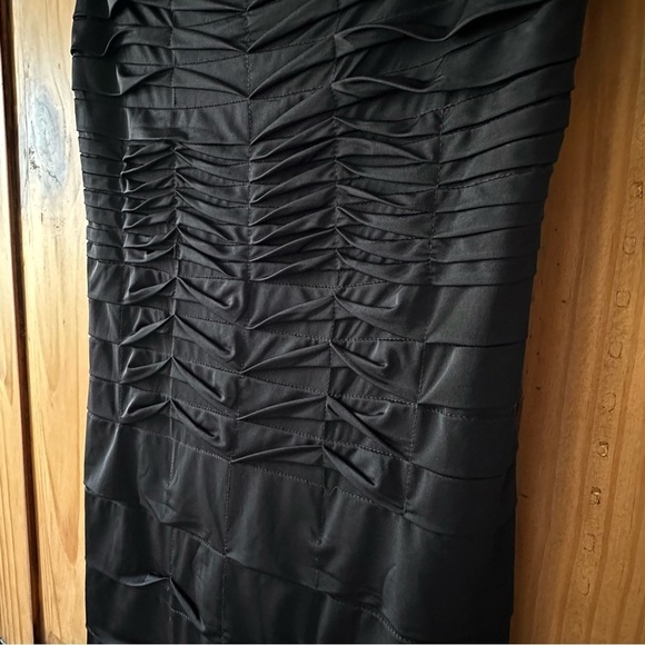 Paradise Black Strapless Bodycon Tube Dress - Size Large - Picture 6 of 15